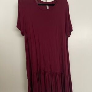 Cute Maroon Dress